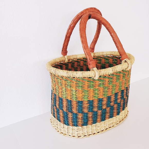 Vintage Other - Vintage Home | Handmade African Bolga Basket